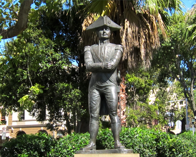 statue of captain bligh sydney