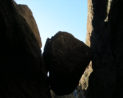 large rock beach gulch cave pinnacles