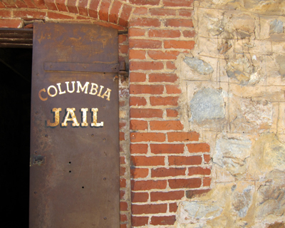 columbia gold rush town california jail