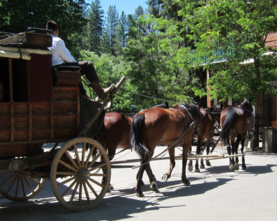 columbia gold rush town california stagecoach rides