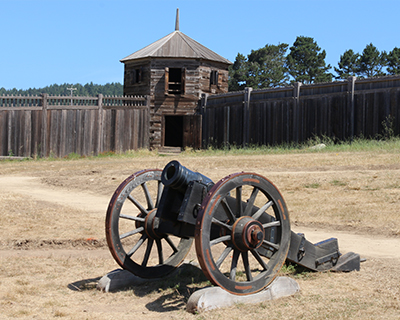 russian fort ross california cannon