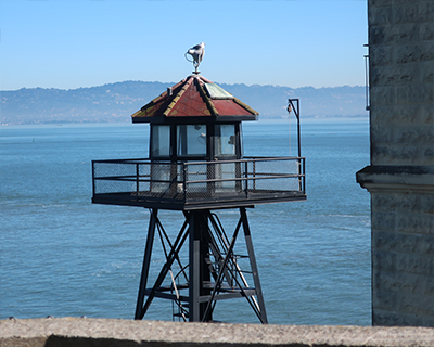 alcatraz prison guard tower