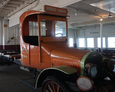san francisco maritime national historic park 1915 truck on ferry
