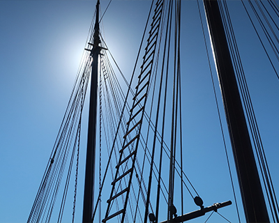 san francisco maritime national historic park sailing mast