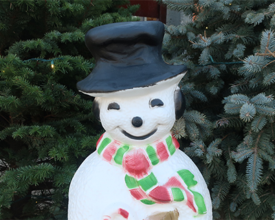 christmas snowmen cornerstone gardens sonoma california