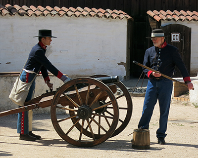 cannon firing demonstration sonoma barracks