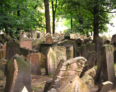 czech republic czechia old jewish cemetery
