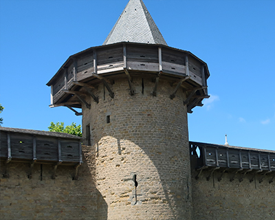carcassonne castle watchtower