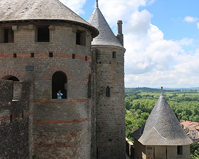 carcassonne castle west ramparts