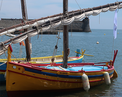 catalan fishing boat collioure
