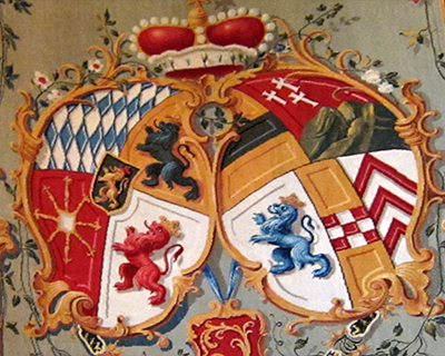 nymphenburg palace munichwittelsbach coat of arms