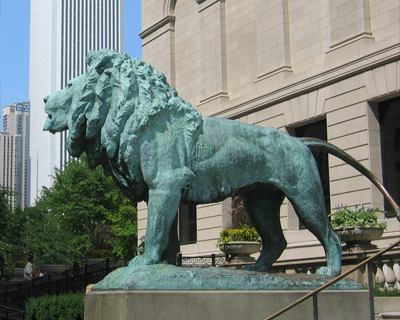 art institute of chicago lion