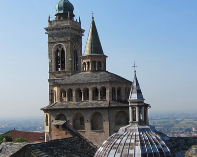 bergamo view from the torre civica