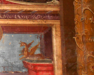 oplontis villa poppea trinclinium dining room wall painting