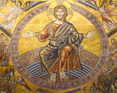 florence baptistery mosaic christ last jdugement