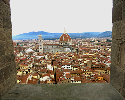 florence palazzo vecchio view from tower