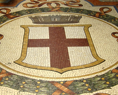 milan galleria floor mosaics