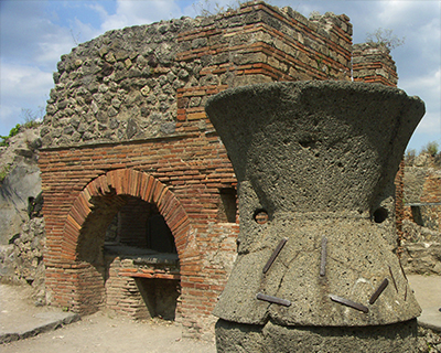 pompeii bakery oven mill