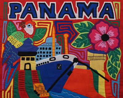 panama colorful textiles