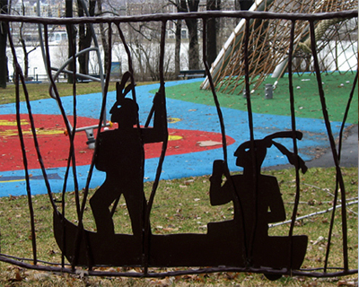 childrens playground parc jean drapeau montreal