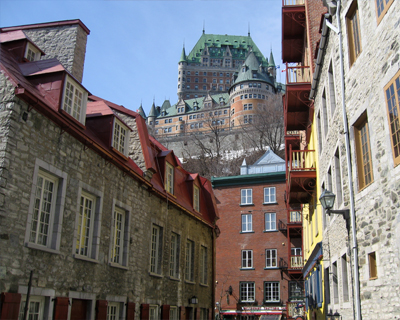 quebec city upper and lower towns