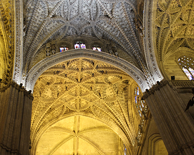 seville cathedral gothic ceiling