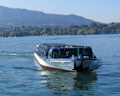 switzerland zurich limmat boat