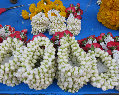 thailand bangkok flower garlands