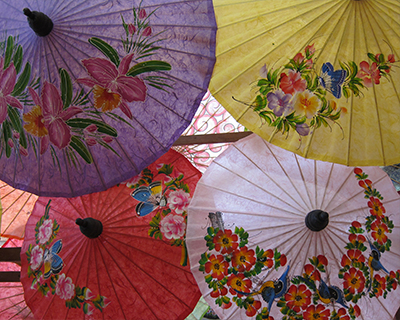 thailand chiang mai bosang umbrella village